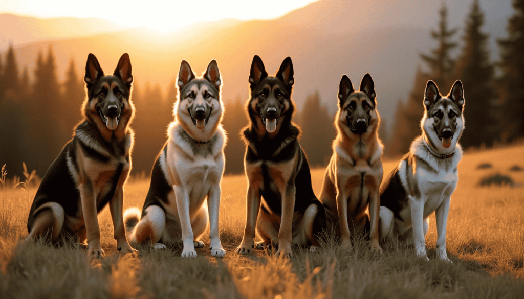 Types of German Shepherds