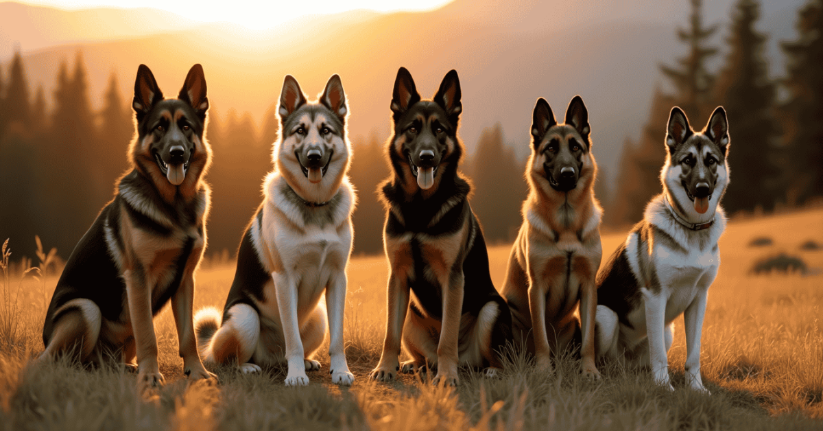 Types of German Shepherds